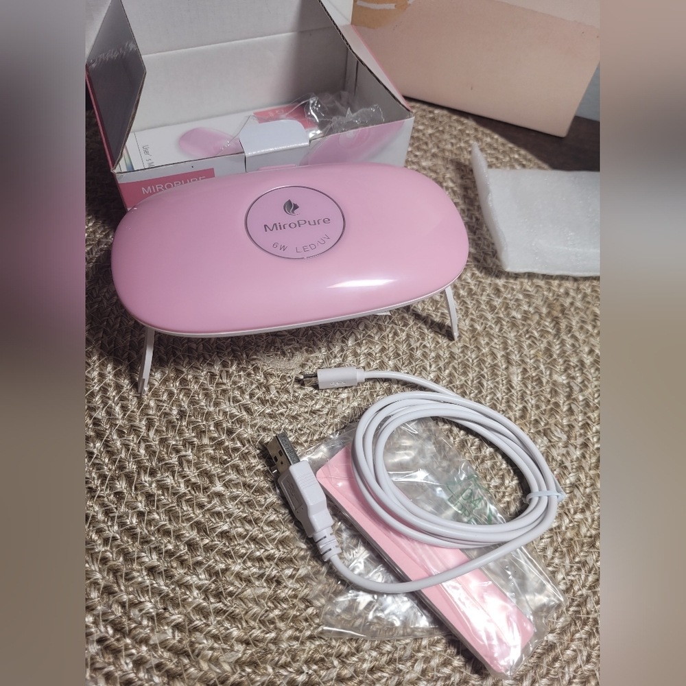 Pink LED Nail Lamp.